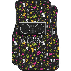 Music DJ Master Car Floor Mats (Front Seat) w/ Name or Text