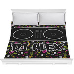 Music DJ Master Comforter - King w/ Name or Text