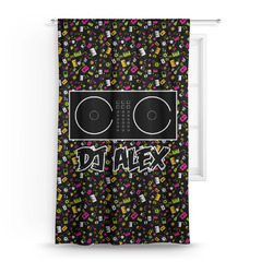 DJ Music Master Curtain Panel - Custom Size (Personalized)