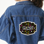 DJ Music Master Large Custom Shape Patch - 2XL (Personalized)