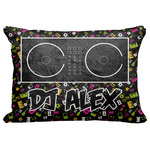 DJ Music Master Decorative Baby Pillowcase - 16"x12" w/ Name or Text