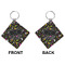 Music DJ Master Diamond Keychain (Front + Back)