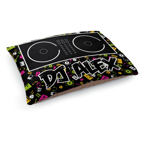 Custom Music DJ Master Dog Bed - Medium w/ Name or Text