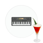 DJ Music Master Printed Drink Topper -  2.5"