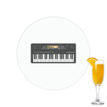 DJ Music Master Printed Drink Topper - 2.15"