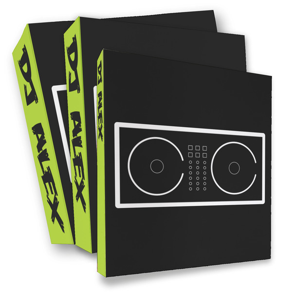 Custom DJ Music Master 3 Ring Binder - Full Wrap (Personalized)