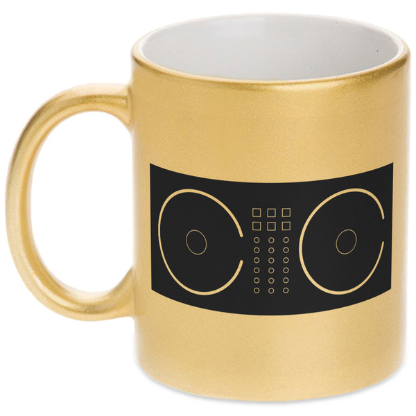 Custom Music DJ Master Metallic Mug (Personalized)