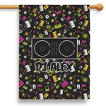 DJ Music Master 28" House Flag - Single Sided (Personalized)