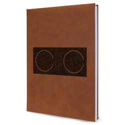 DJ Music Master Leather Sketchbook - Large - Double Sided (Personalized)