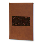 DJ Music Master Leatherette Journal - Large - Double Sided (Personalized)