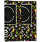 DJ Music Master Linen Placemat - Folded Half (double sided)