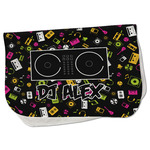 Music DJ Master Burp Cloth - Fleece w/ Name or Text