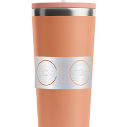 DJ Music Master RTIC Everyday Tumbler with Straw - 28oz - Peach - Double-Sided (Personalized)