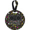 Music DJ Master Personalized Round Luggage Tag