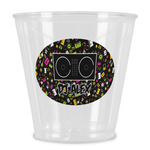 DJ Music Master Plastic Shot Glass (Personalized)