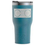 DJ Music Master RTIC Tumbler - Dark Teal - Laser Engraved - Single-Sided