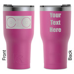 DJ Music Master RTIC Tumbler - Magenta - Laser Engraved - Double-Sided (Personalized)