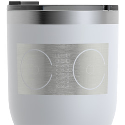 Music DJ Master RTIC Tumbler - White - Engraved Front