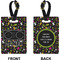 Music DJ Master Rectangle Luggage Tag (Front + Back)