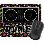 Music DJ Master Rectangular Mouse Pad w/ Name or Text