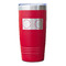 DJ Music Master Red Polar Camel Tumbler - 20oz - Single Sided - Approval