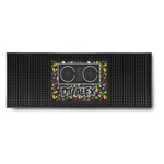 DJ Music Master Rubber Bar Mat (Personalized)