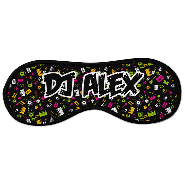 Custom Music DJ Master Sleeping Eye Masks - Large (Personalized)