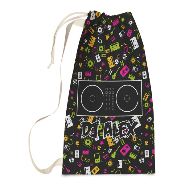 Custom DJ Music Master Laundry Bags - Small (Personalized)