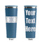 DJ Music Master Steel Blue RTIC Everyday Tumbler - 28 oz. - Front and Back