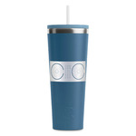 DJ Music Master RTIC Everyday Tumbler with Straw - 28oz - Steel Blue - Double-Sided (Personalized)