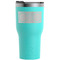 Music DJ Master Teal RTIC Tumbler (Front)