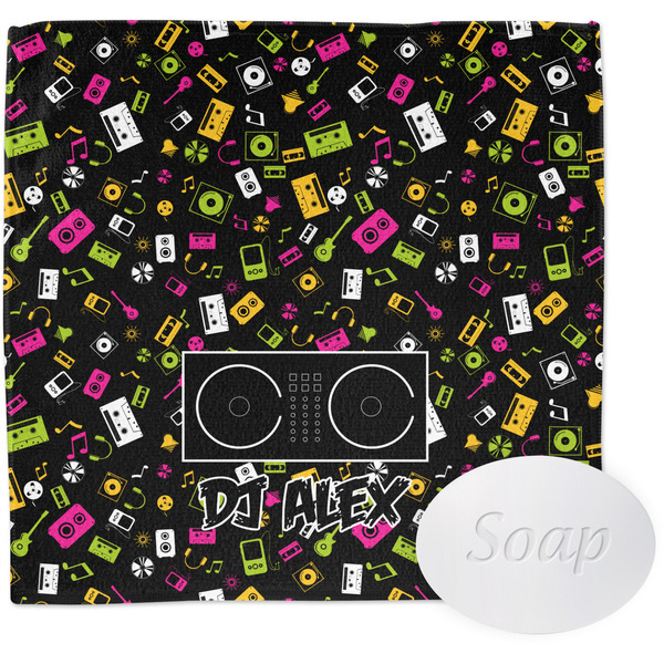 Custom Music DJ Master Washcloth w/ Name or Text