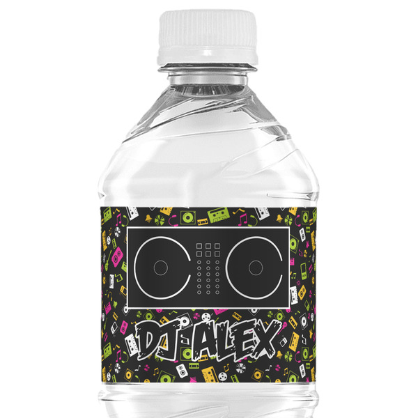 Custom DJ Music Master Water Bottle Labels - Custom Sized (Personalized)