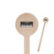 DJ Music Master Wooden 7.5" Stir Stick - Round - Closeup