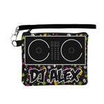 DJ Music Master Wristlet ID Case w/ Name or Text