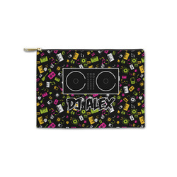 Music DJ Master Zipper Pouch - Small - 8.5"x6" w/ Name or Text