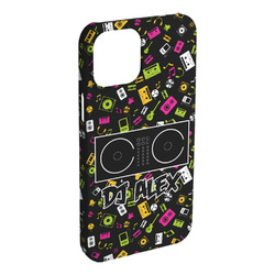 DJ Music Master iPhone Case - Plastic - iPhone 15 Plus (Personalized)