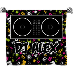 Music DJ Master Bath Towel w/ Name or Text