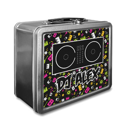 Music DJ Master Lunch Box w/ Name or Text