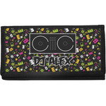 Music DJ Master Canvas Checkbook Cover w/ Name or Text