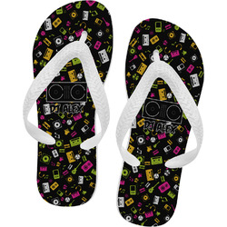 Music DJ Master Flip Flops (Personalized)