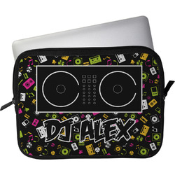 Music DJ Master Laptop Sleeve / Case - 15" w/ Name or Text