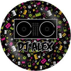 Music DJ Master Melamine Plate - 10" (Personalized)