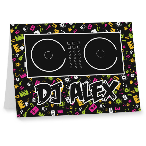 Custom Music DJ Master Note cards w/ Name or Text