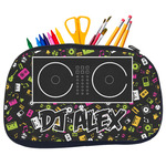 DJ Music Master Neoprene Pencil Case - Medium w/ Name or Text