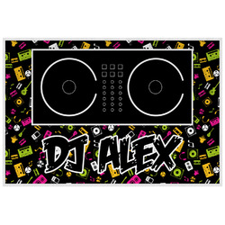 Music DJ Master Laminated Placemat w/ Name or Text