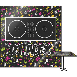 Music DJ Master Square Table Top - 24" w/ Name or Text