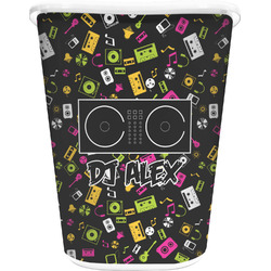 Music DJ Master Waste Basket (Personalized)