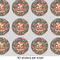 Foxy Mama 1" Multipurpose Round Labels - Sheet