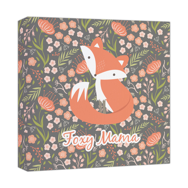 Custom Foxy Mama Canvas Print - 12x12